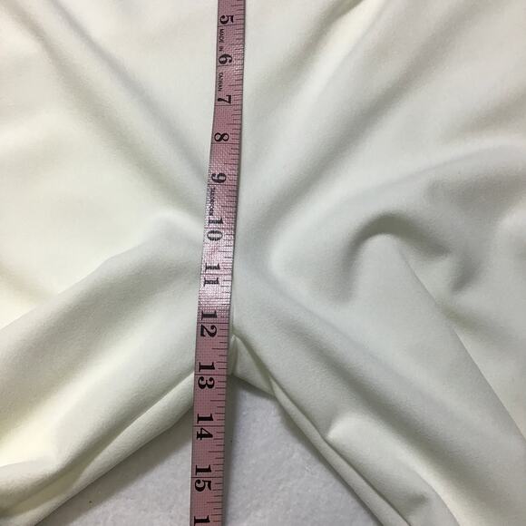 LULU'S SZ M Perfect Pick White Flat Front straight length pants NEW B170 - Picture 7 of 11